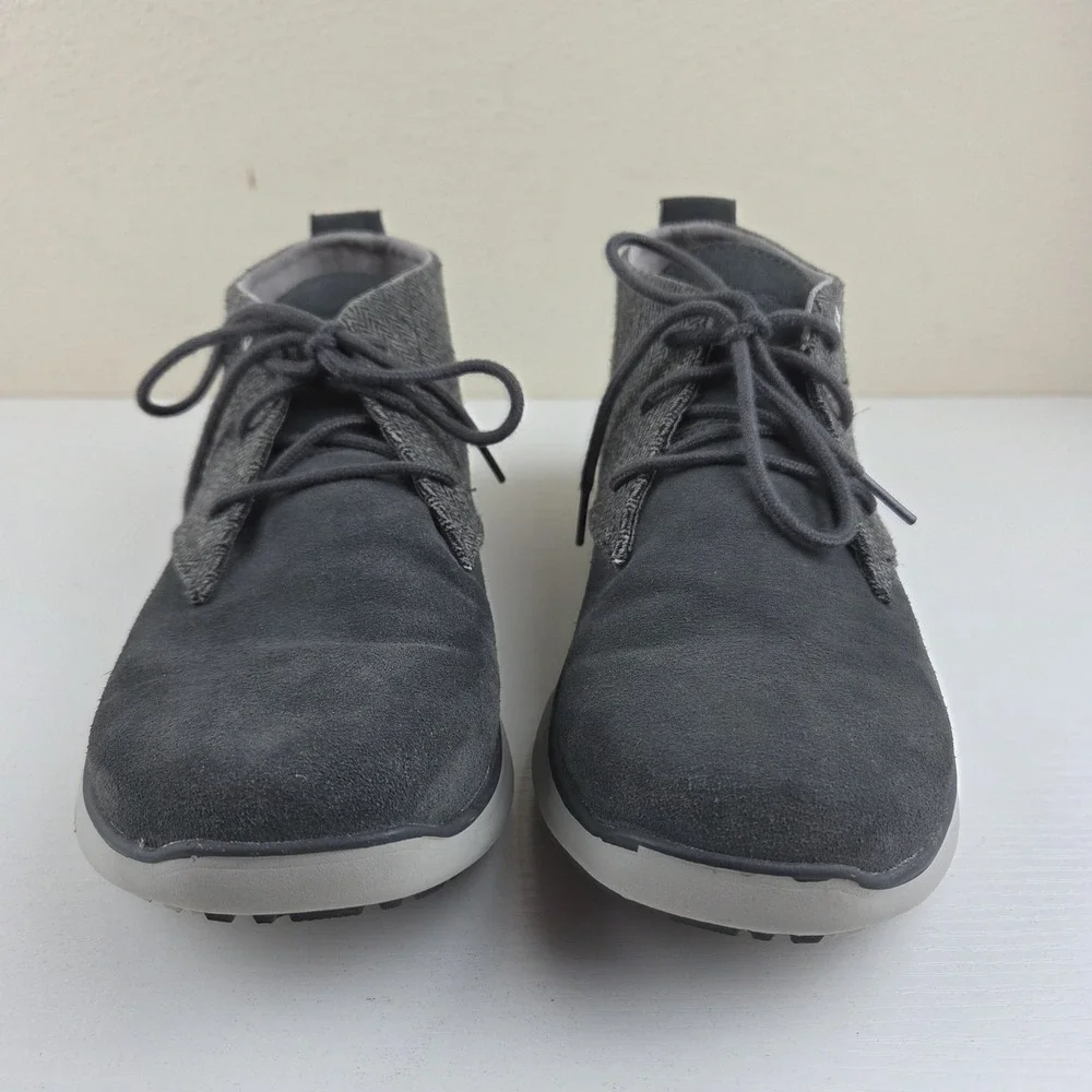 Eddie‎ Bauer Atlas Cloudline Chukka Boots Womens 9.5 Gray Suede Outdoor